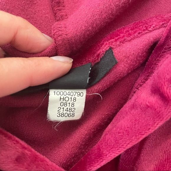 Alfani Intimates Velvet Hoodie Size Large - Picture 4 of 6